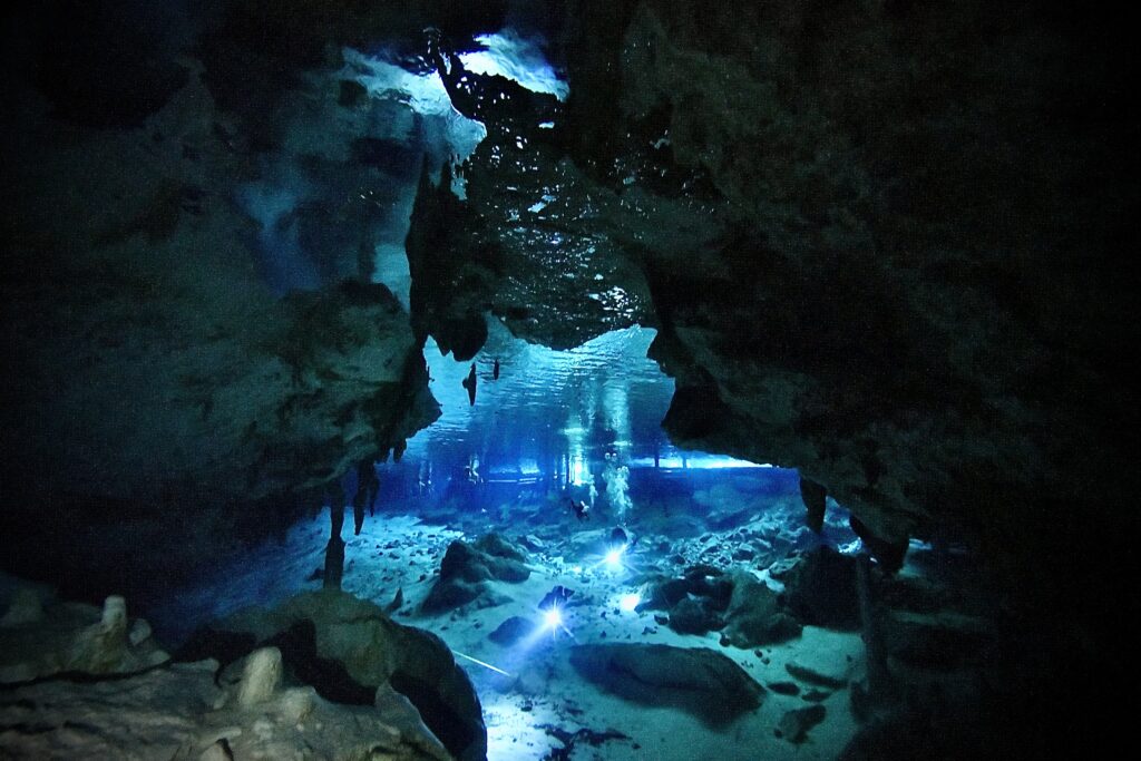Cenote Dos ojos Caverne du Cénote Dos Ojos