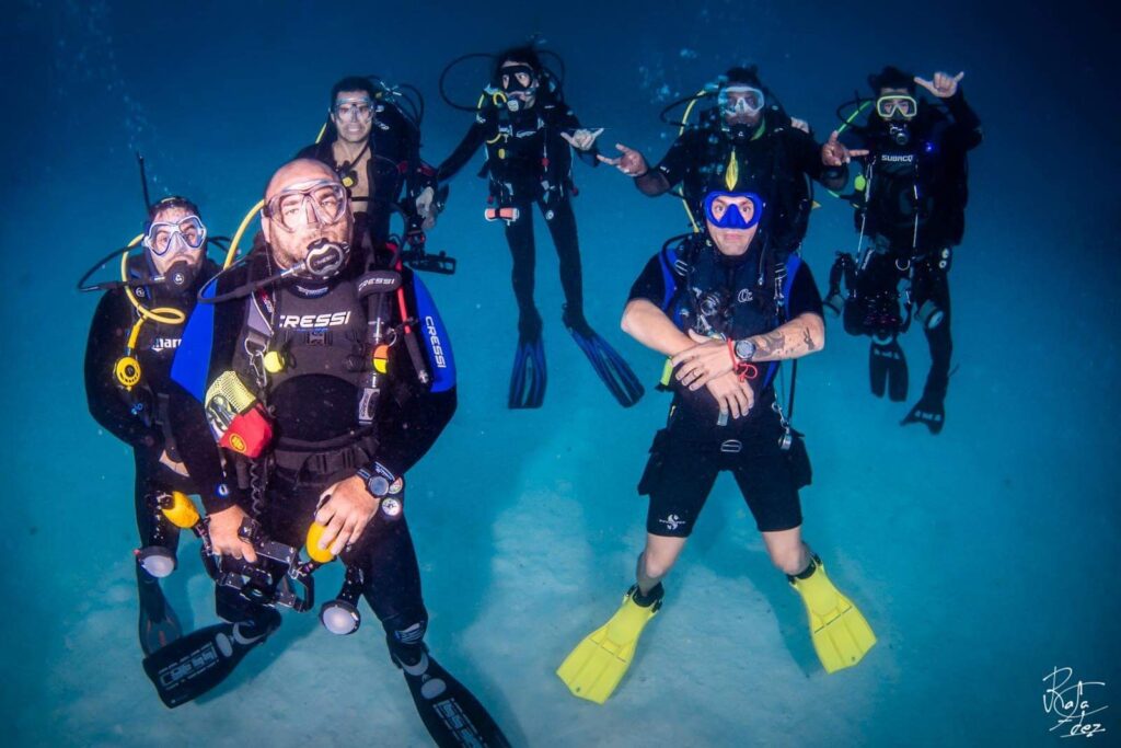 Divers group Halocline Explorers (poto by Rafa Fernandez)