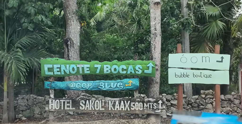 Cénote Siete Bocas siete bocas